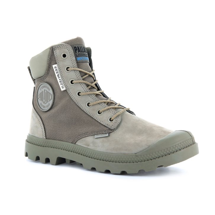 Dámské Boty Palladium Pampa SC WPN U-S Olivy Zelené | CZ RLB-13I